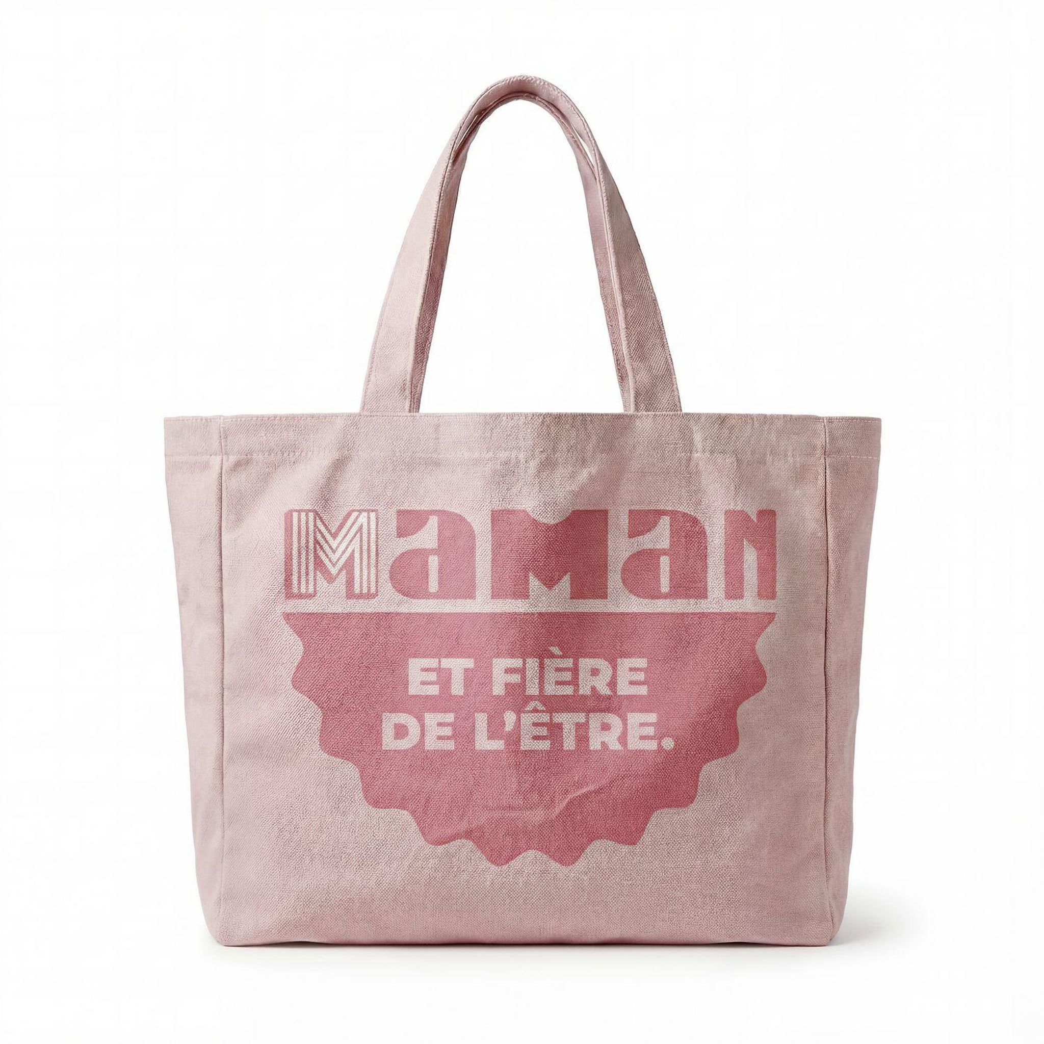 Sac cabas tissu recyclé - Edition spéciale MAMAN-