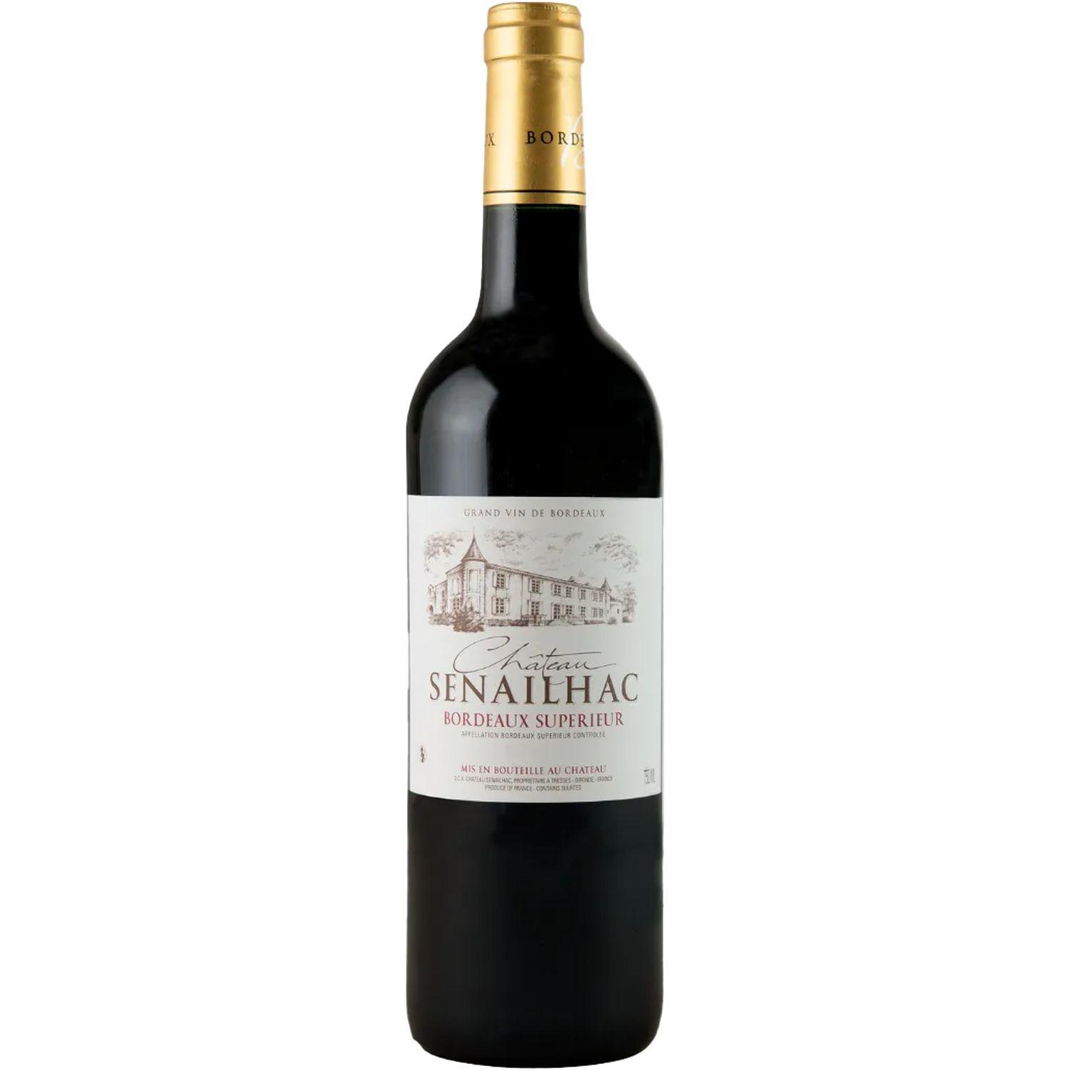 AOP Bordeaux Supérieur La Passion des Terroirs Rouge Château Senailhac HVE 75cl