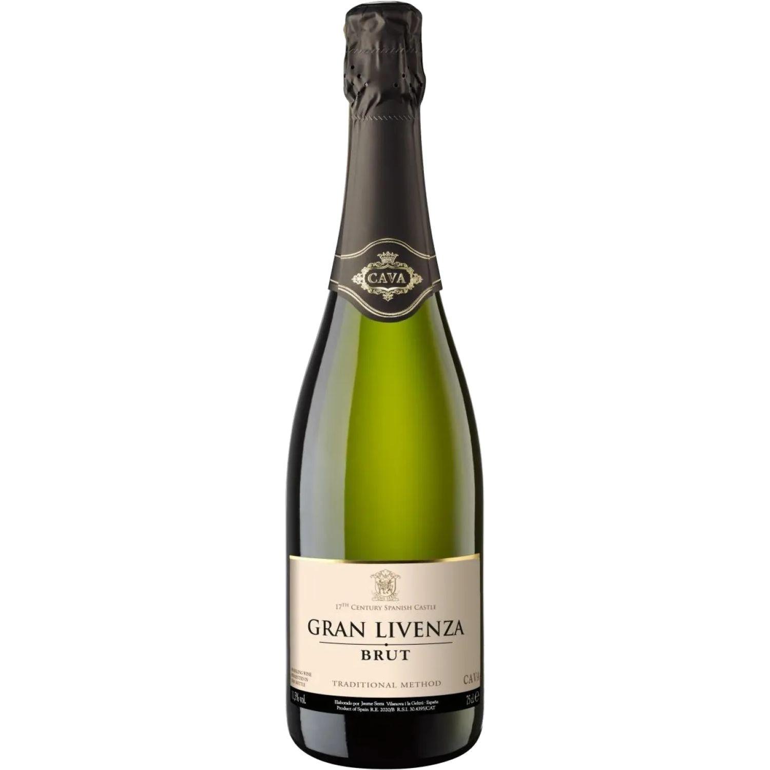 Vin effervescent cava grand livenza brut 75cl