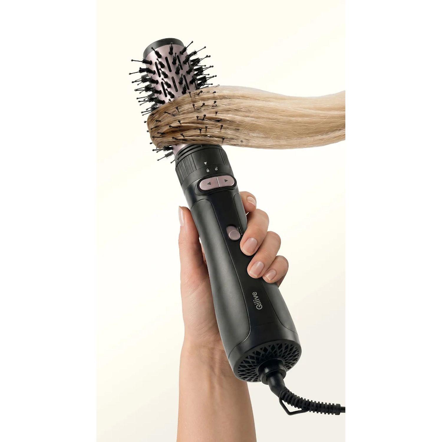 Voir la diapositive 3 : QILIVE Brosse soufflante Q.7275 - Noir et rose