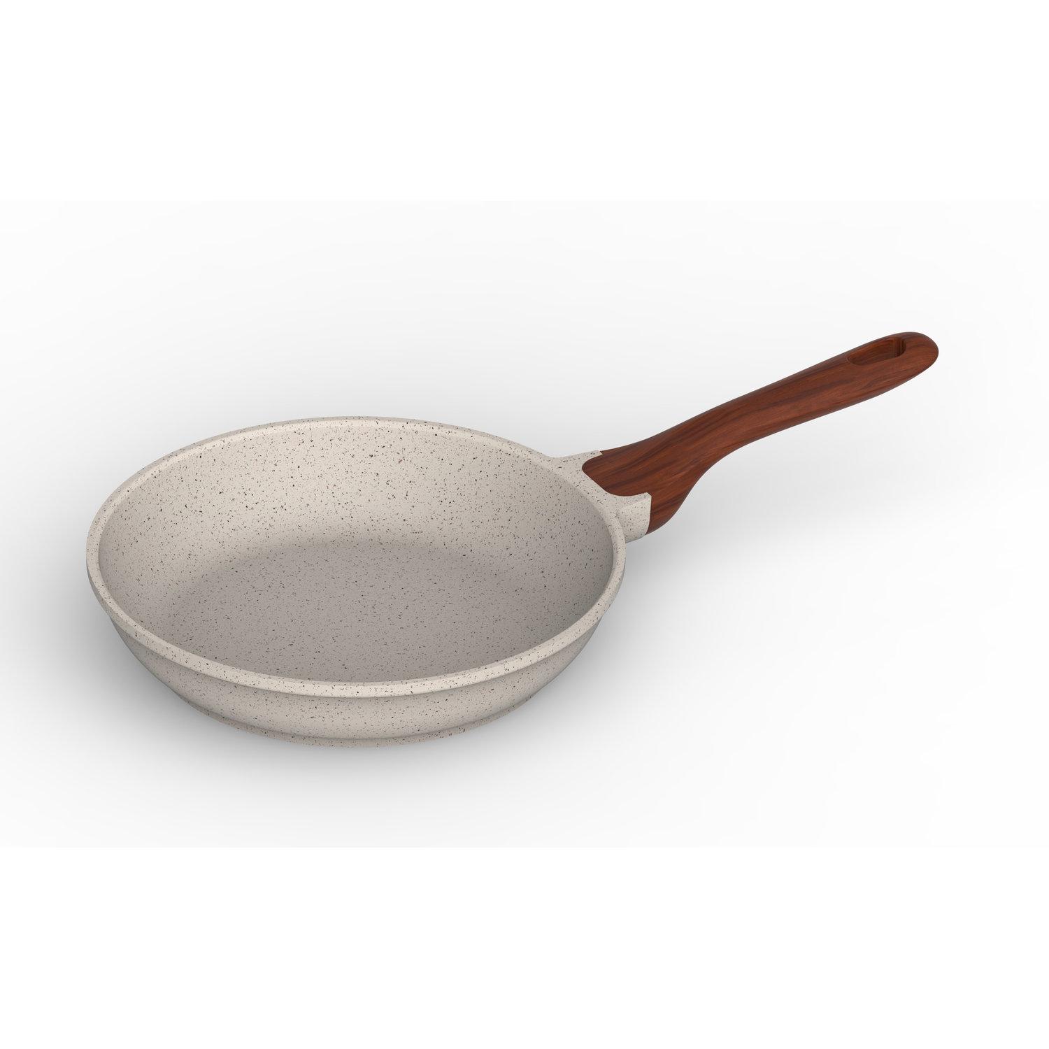 ACTUEL Poêle en aluminium effet pierre 24cm