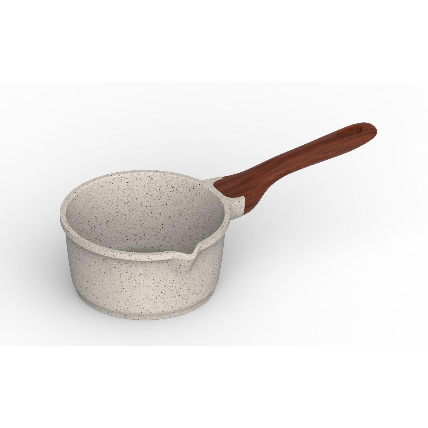 ACTUEL Casserole en aluminium effet pierre 16cm