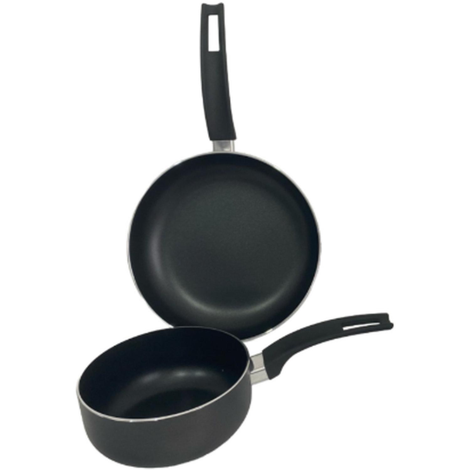 ACTUEL Poêle 24cm + casserole 16cm