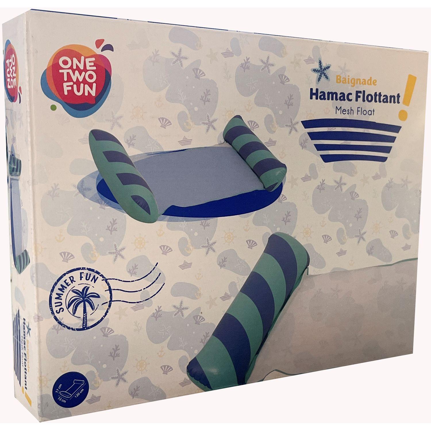 Voir la diapositive 2 : ONE TWO FUN Hamac de piscine