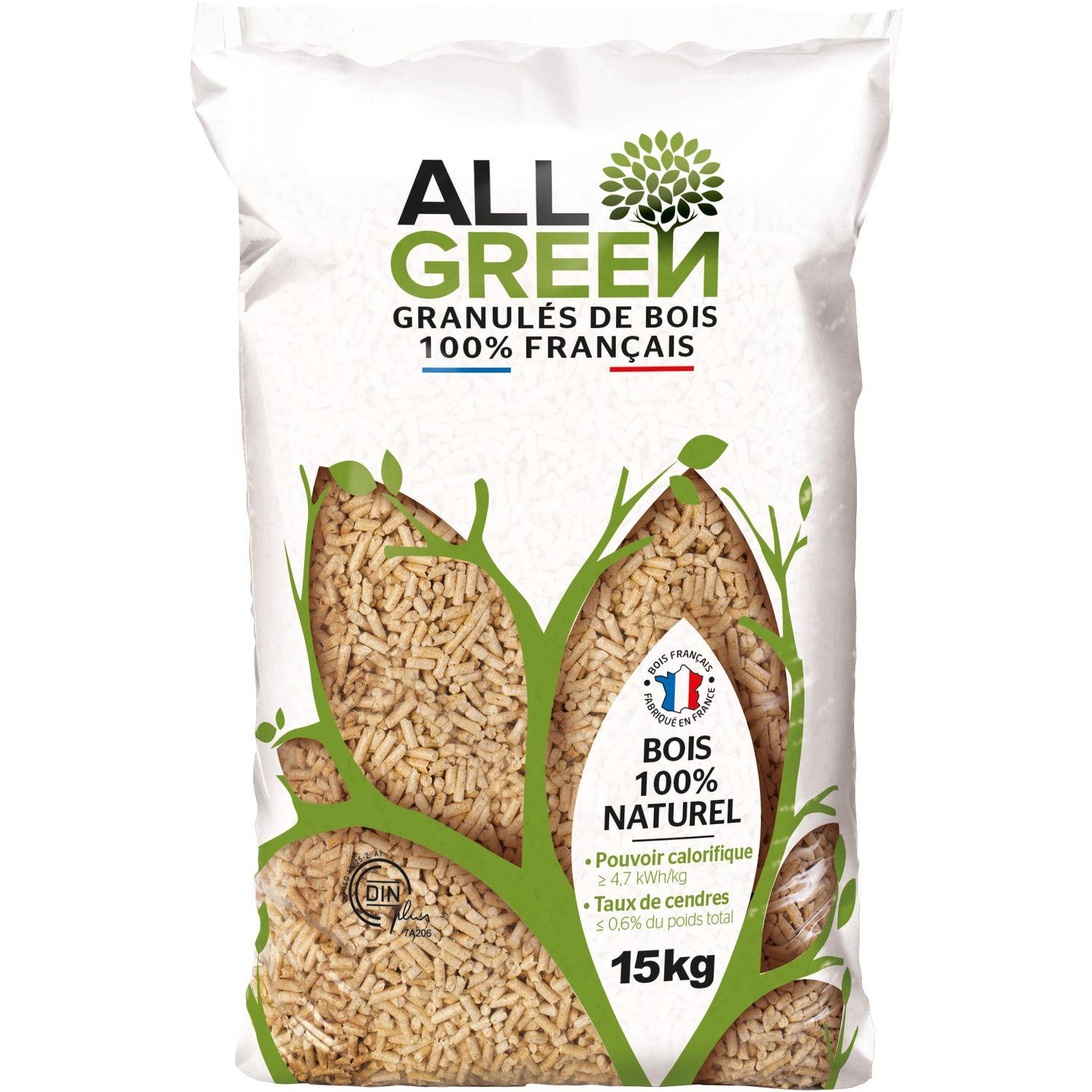 FLAMINO Granulés de bois All green - sac 15kg