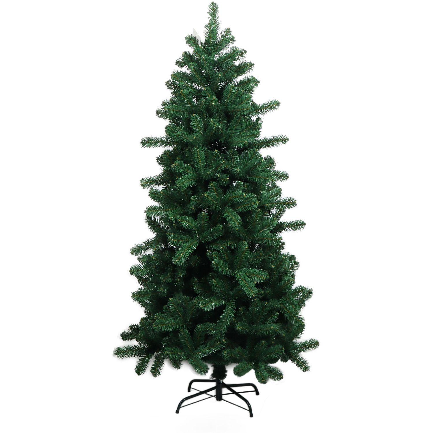 ACTUEL Sapin artificiel vert Hauteur 180 cm - 757 Branches avec support en métal