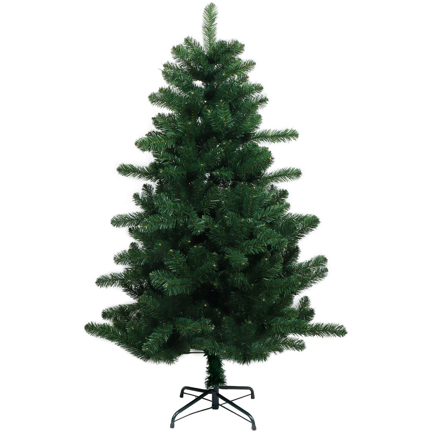 ACTUEL Sapin artificiel vert Hauteur 150 cm - 519 Branches avec support en métal