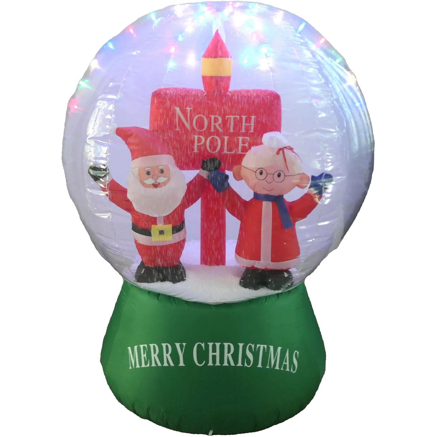 ACTUEL Gnome gonflable lumineux - Hauteur 1,20 m - LED