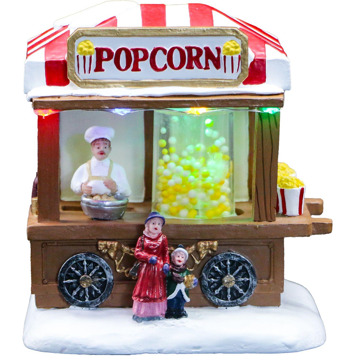 ACTUEL Roulotte Popcorn lumineux avec LED