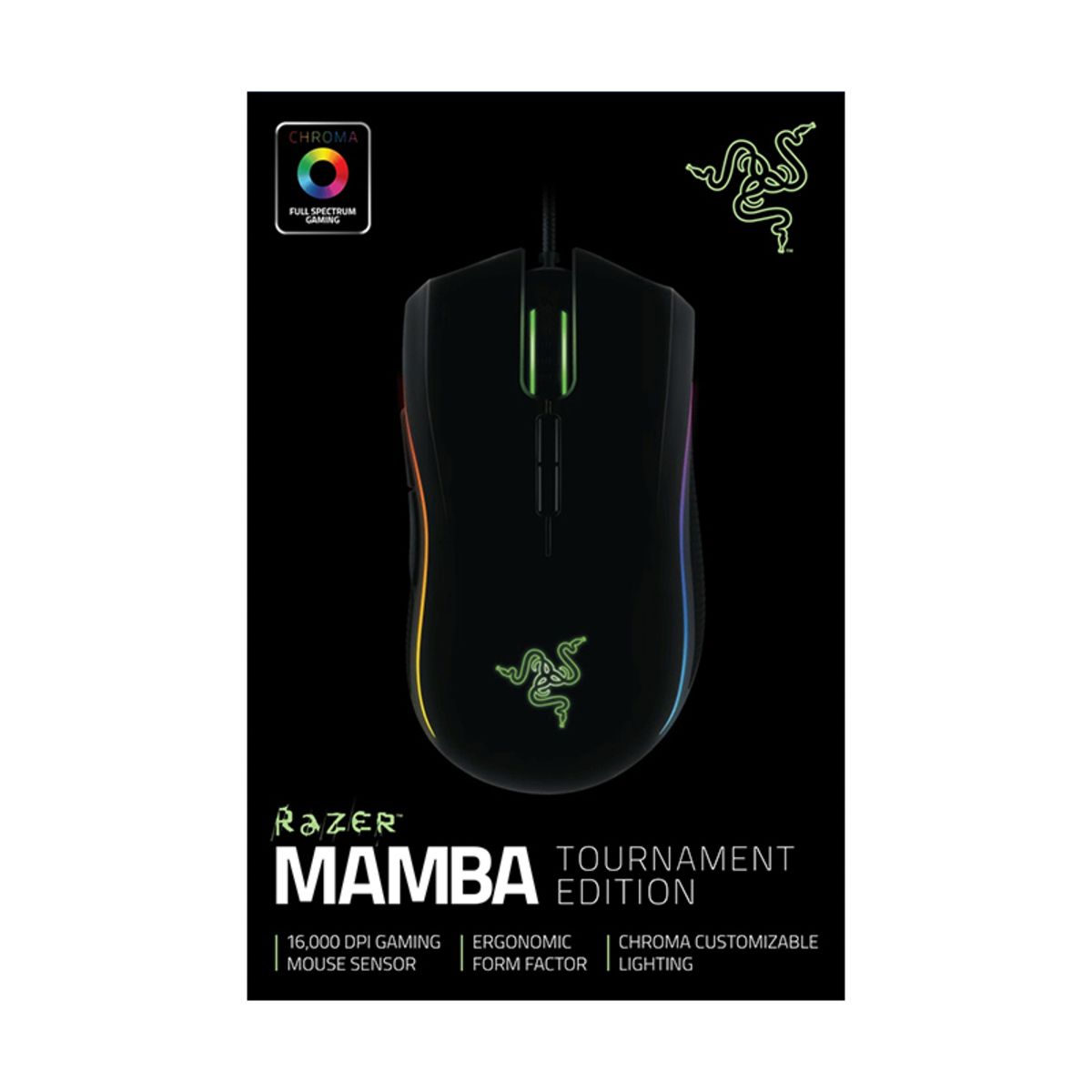 RAZER Souris gamer - Filaire - Mamba Tournament Edition - Noir