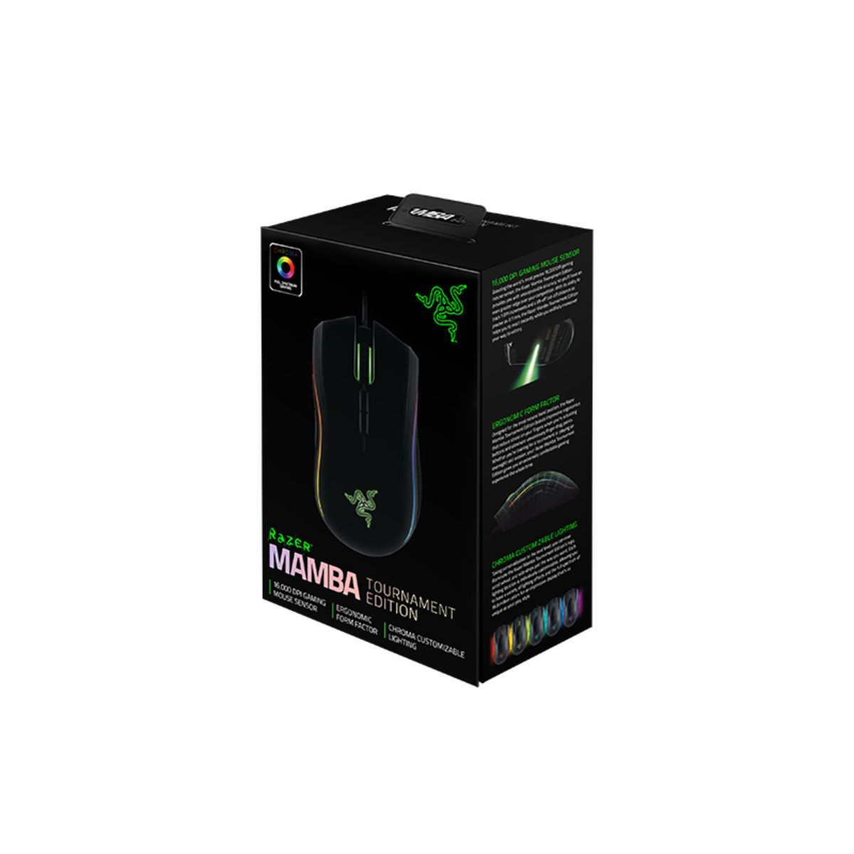 RAZER Souris gamer - Filaire - Mamba Tournament Edition - Noir