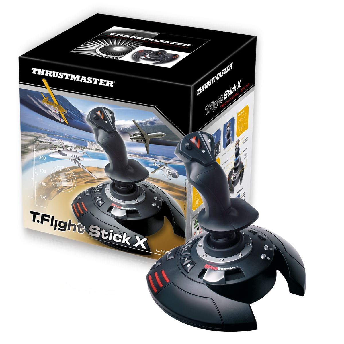 THRUSTMASTER Joystick gaming PC T-Flight Stick X