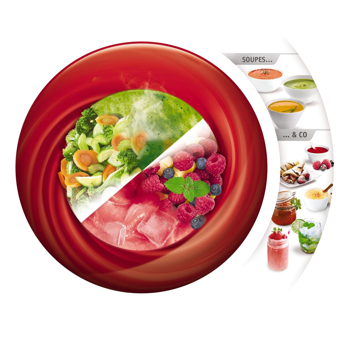 MOULINEX Blender chauffant Soup&Co LM904110