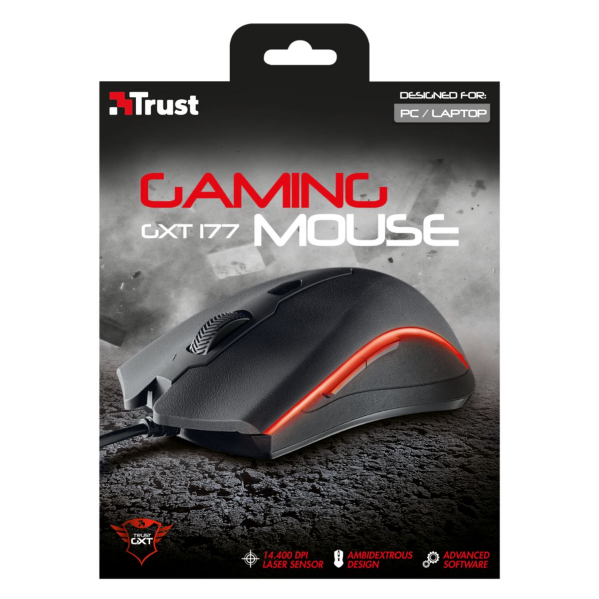 TRUST Souris gamer - Filaire - GXT 177 Gaming Mouse - Noir