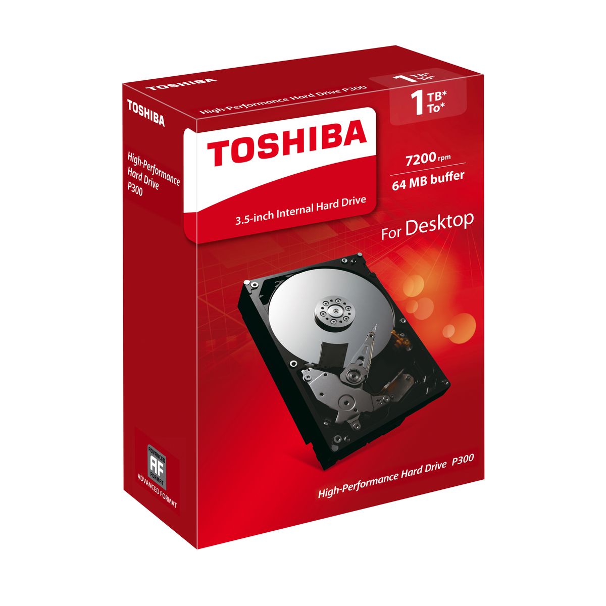TOSHIBA Disque dur interne - 3,5 pouces P300 - 1To