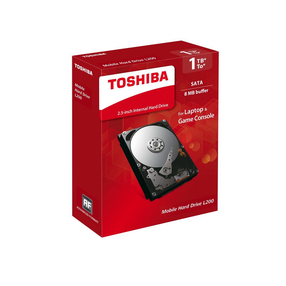 TOSHIBA Disque dur interne 1000 Go L200 2,5"