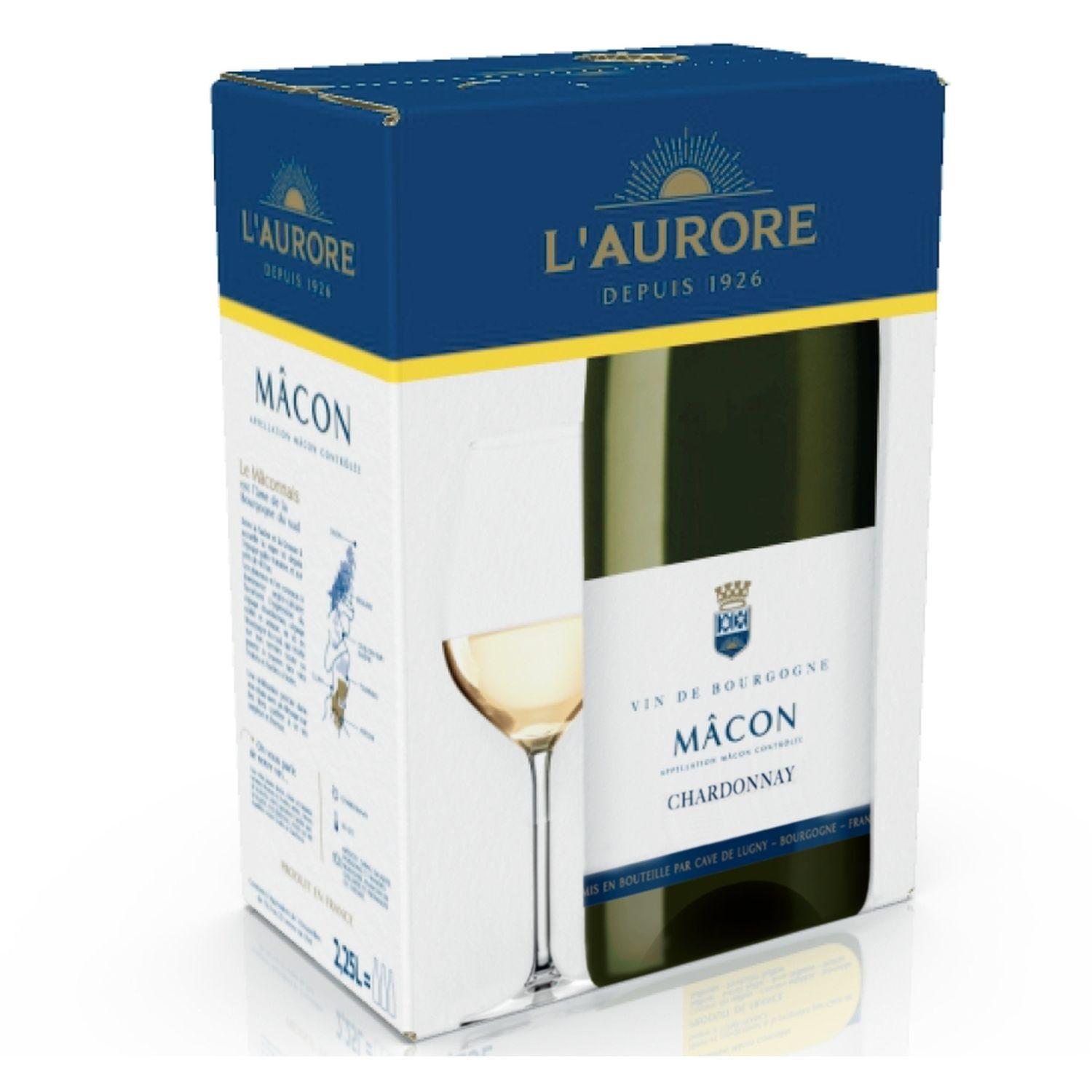 AOP Mâcon Chardonnay l'Aurore bib 2.25l