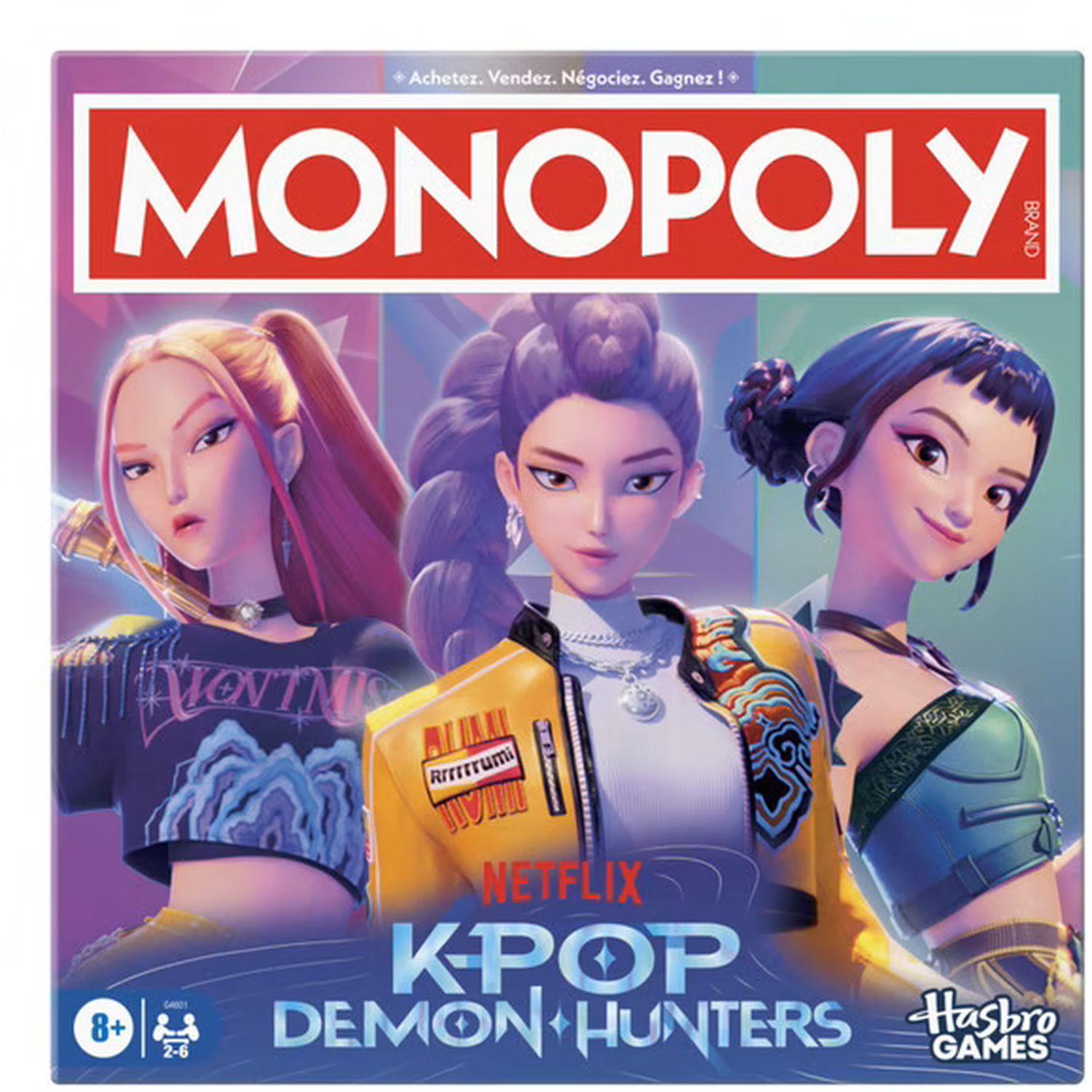 HASBRO Jeu Monopoly K-Pop Demon Hunters