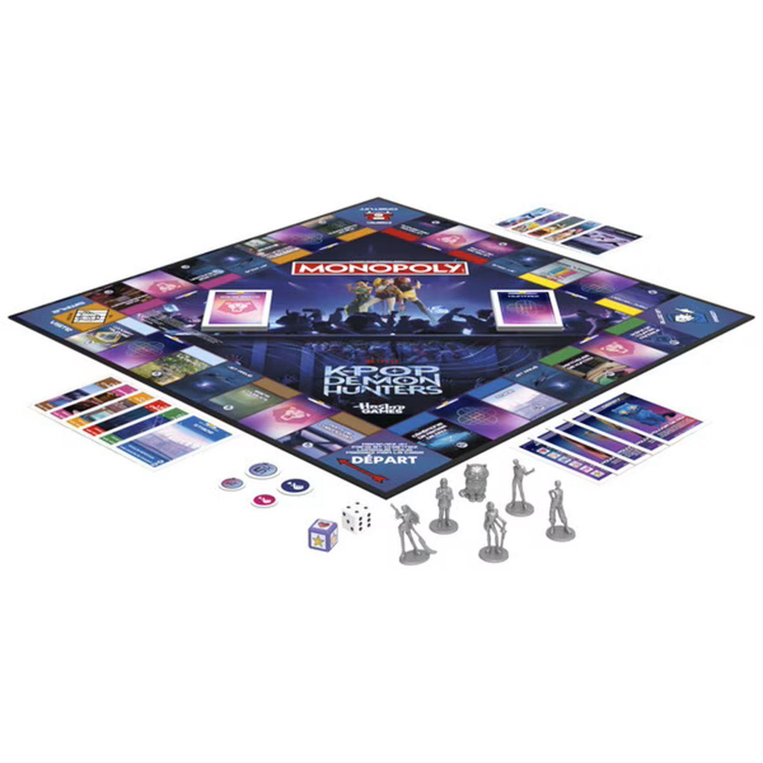 Voir la diapositive 3 : HASBRO Jeu Monopoly K-Pop Demon Hunters