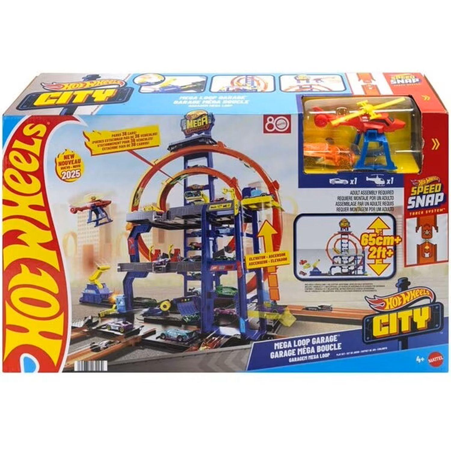 MATTEL Kit de jeu Hot Wheels City Mega Parking