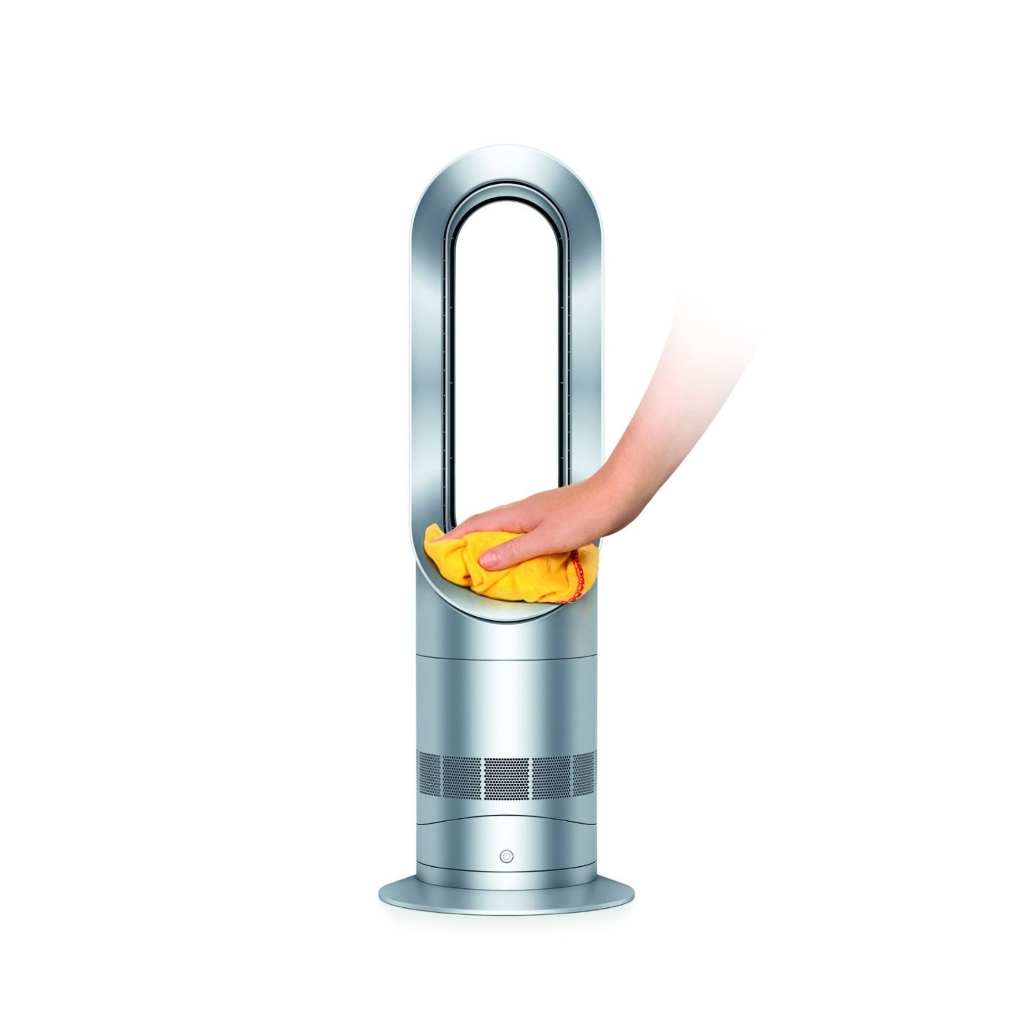 Voir la diapositive 4 : DYSON Chauffage et ventilateur AM09 White Nikel