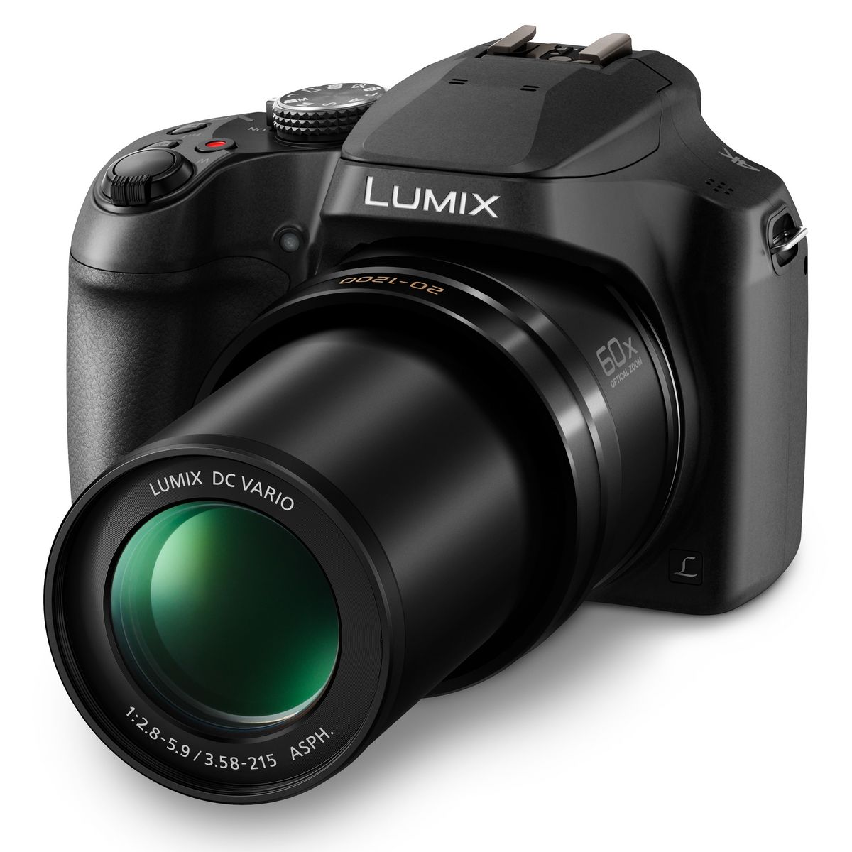 PANASONIC Appareil Photo Bridge - Lumix FZ82 - Noir - Objectif 3.58-215 mm
