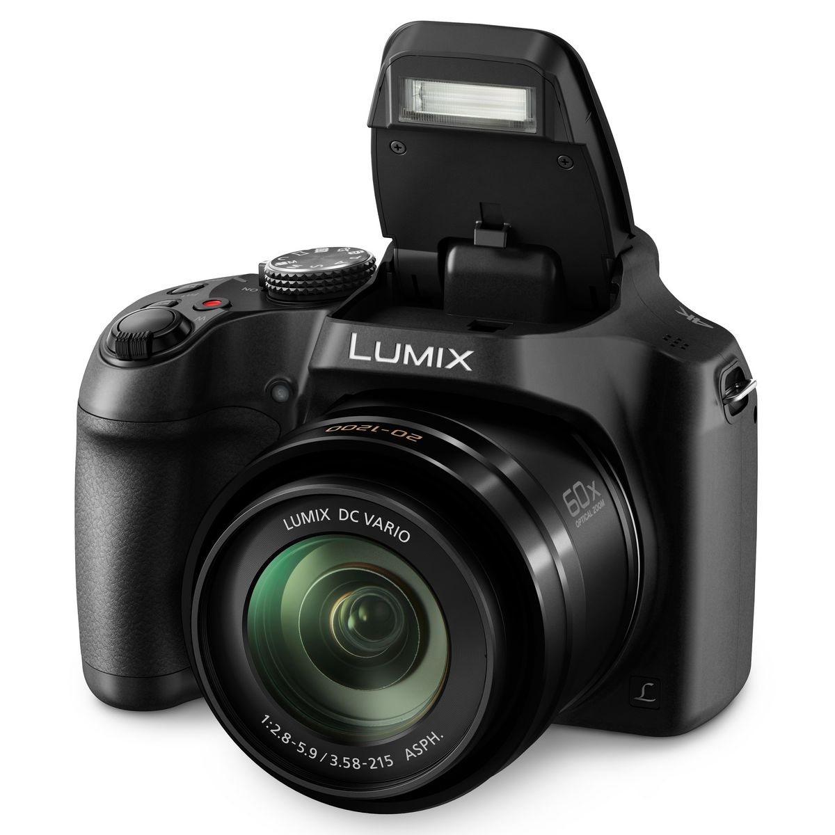 PANASONIC Appareil Photo Bridge - Lumix FZ82 - Noir - Objectif 3.58-215 mm