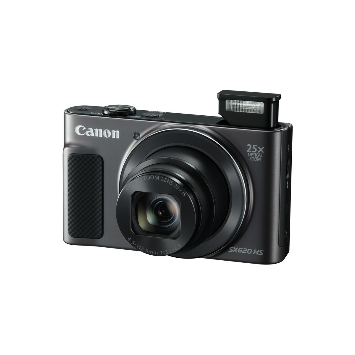 CANON Appareil Photo Compact - PowerShot SX620 HS - Noir - Objectif 4.5-112.5 mm + Housse + Carte SD 8 Go