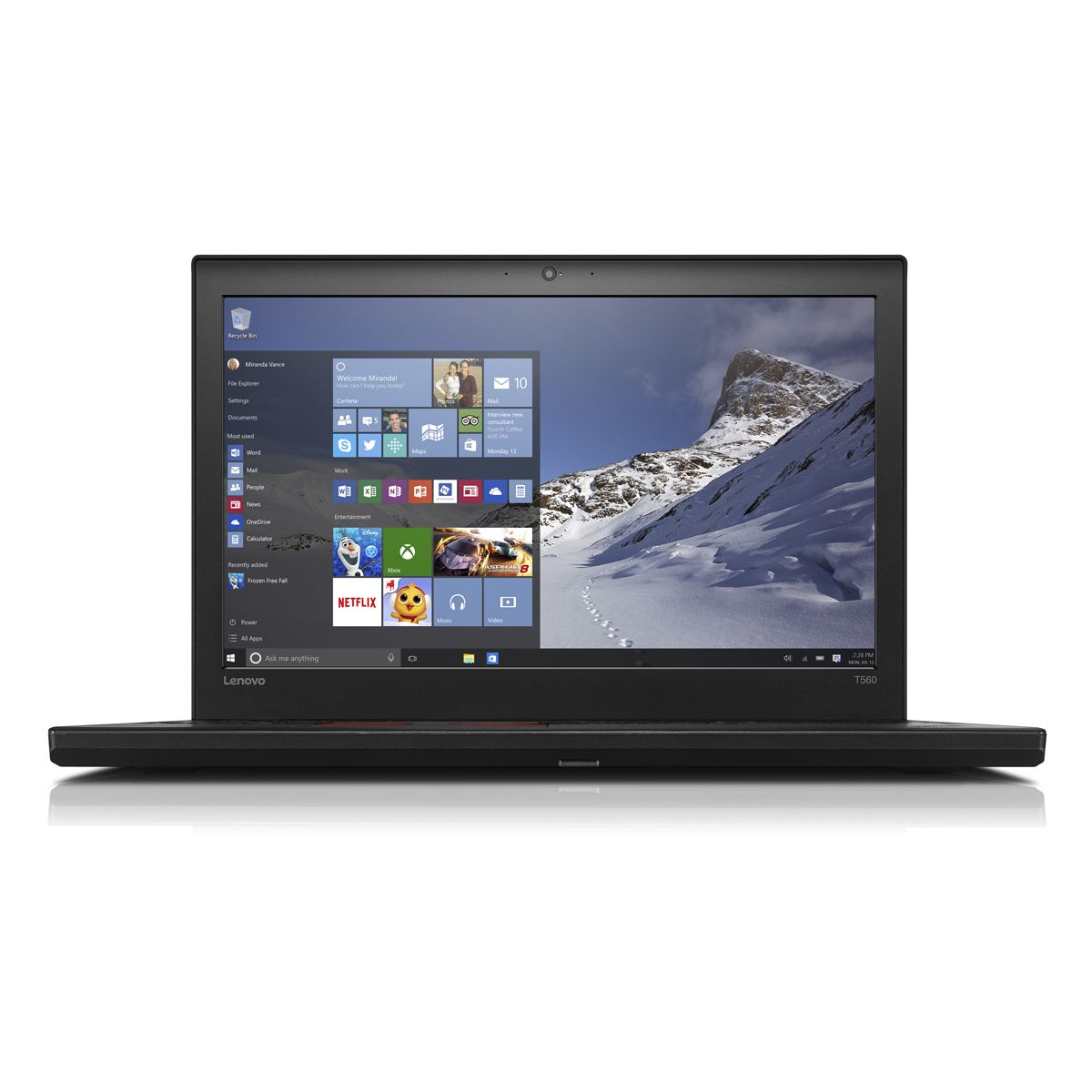 LENOVO Ordinateur portable ThinkPad T560 - Noir