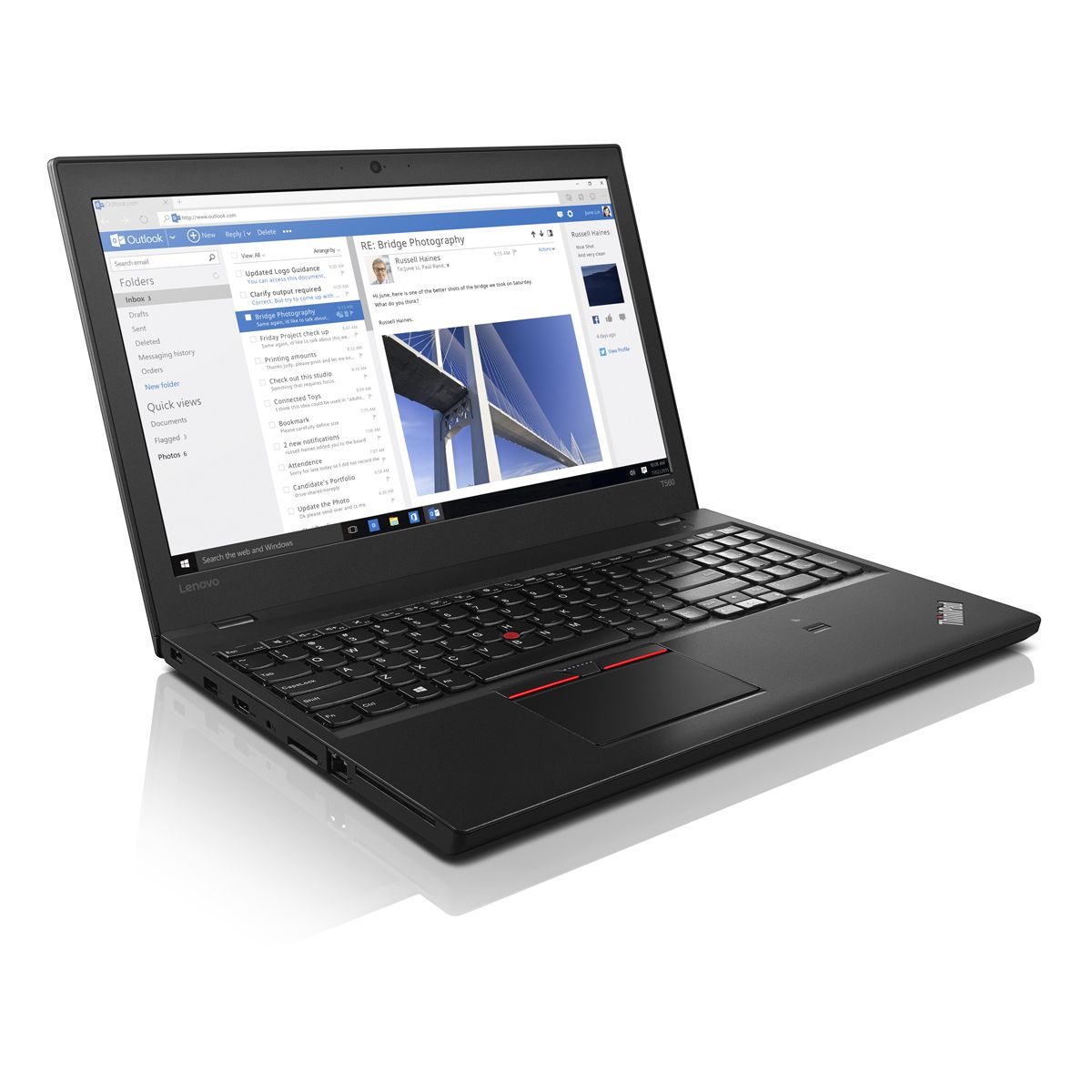 LENOVO Ordinateur portable ThinkPad T560 - Noir