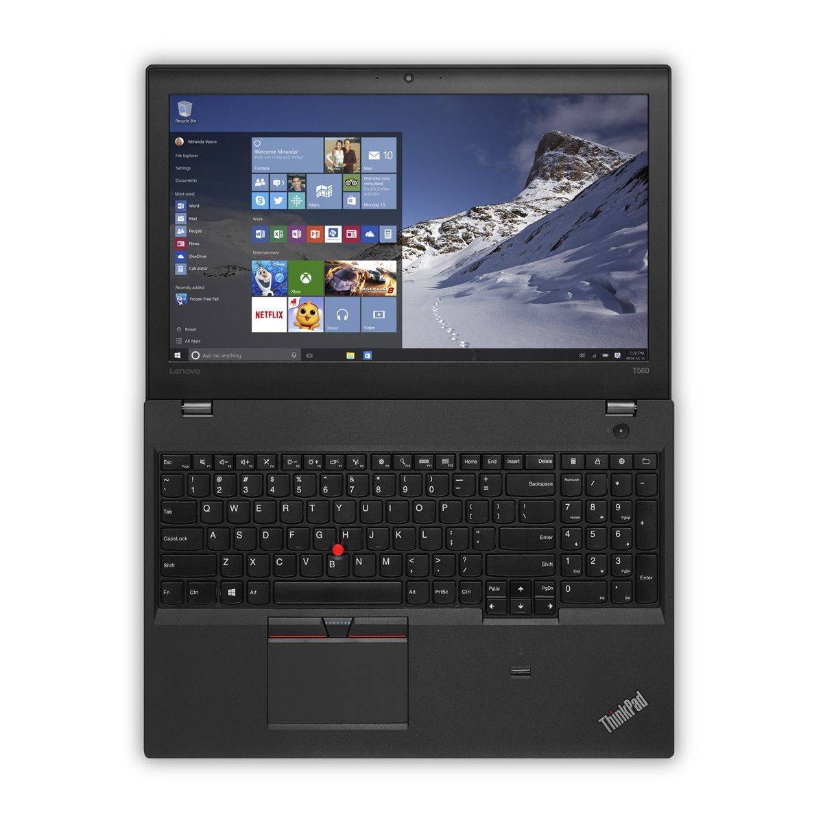LENOVO Ordinateur portable ThinkPad T560 - Noir