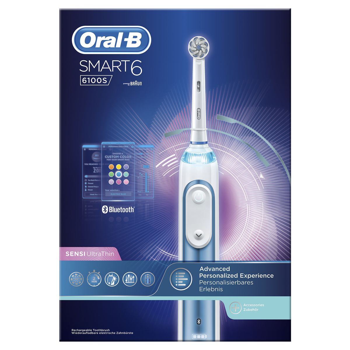ORAL B Brosse à dents Bluetooth Oral-B SMART 6100s Sensitive