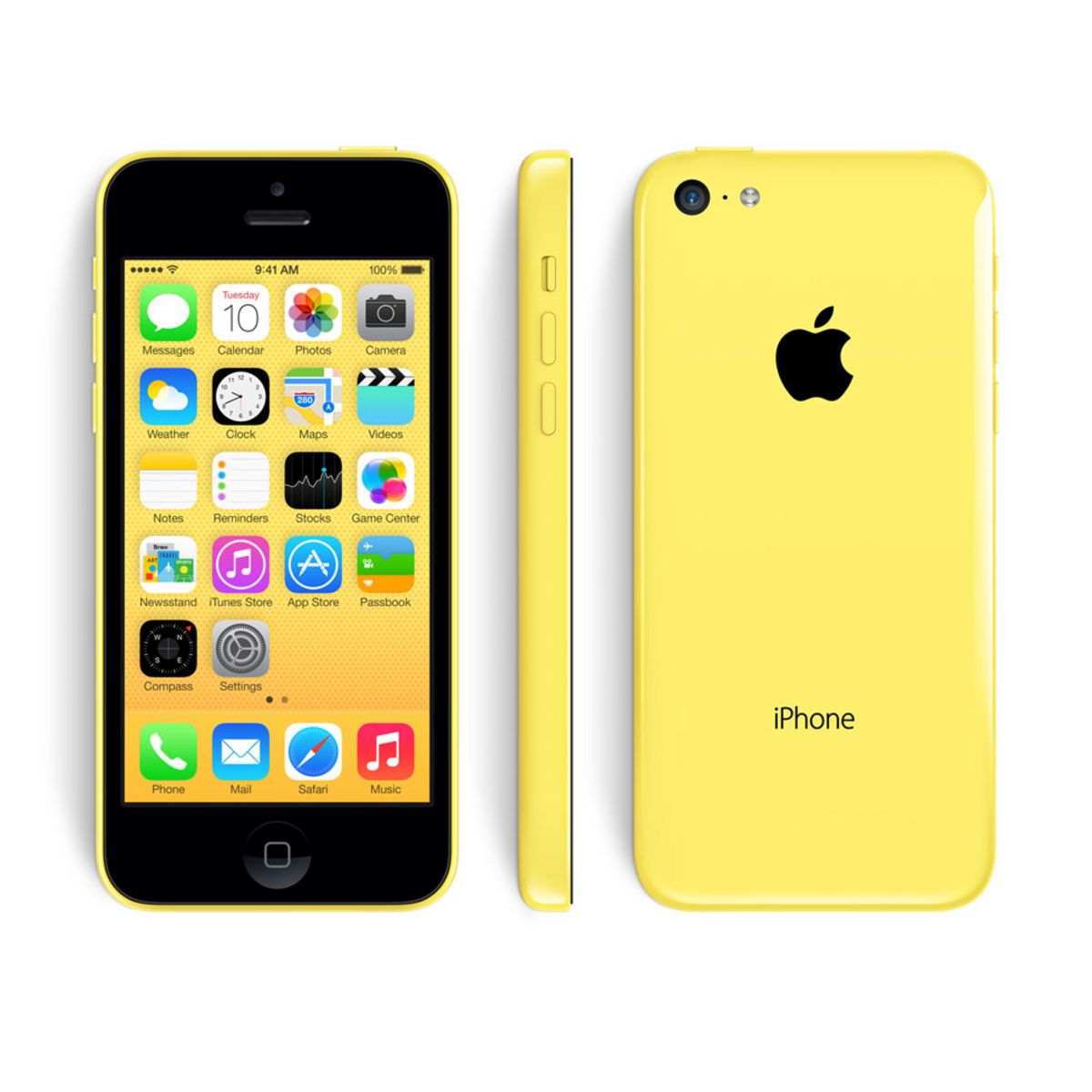 APPLE iPhone 5C - Jaune - Reconditionné Grade B - 16 Go