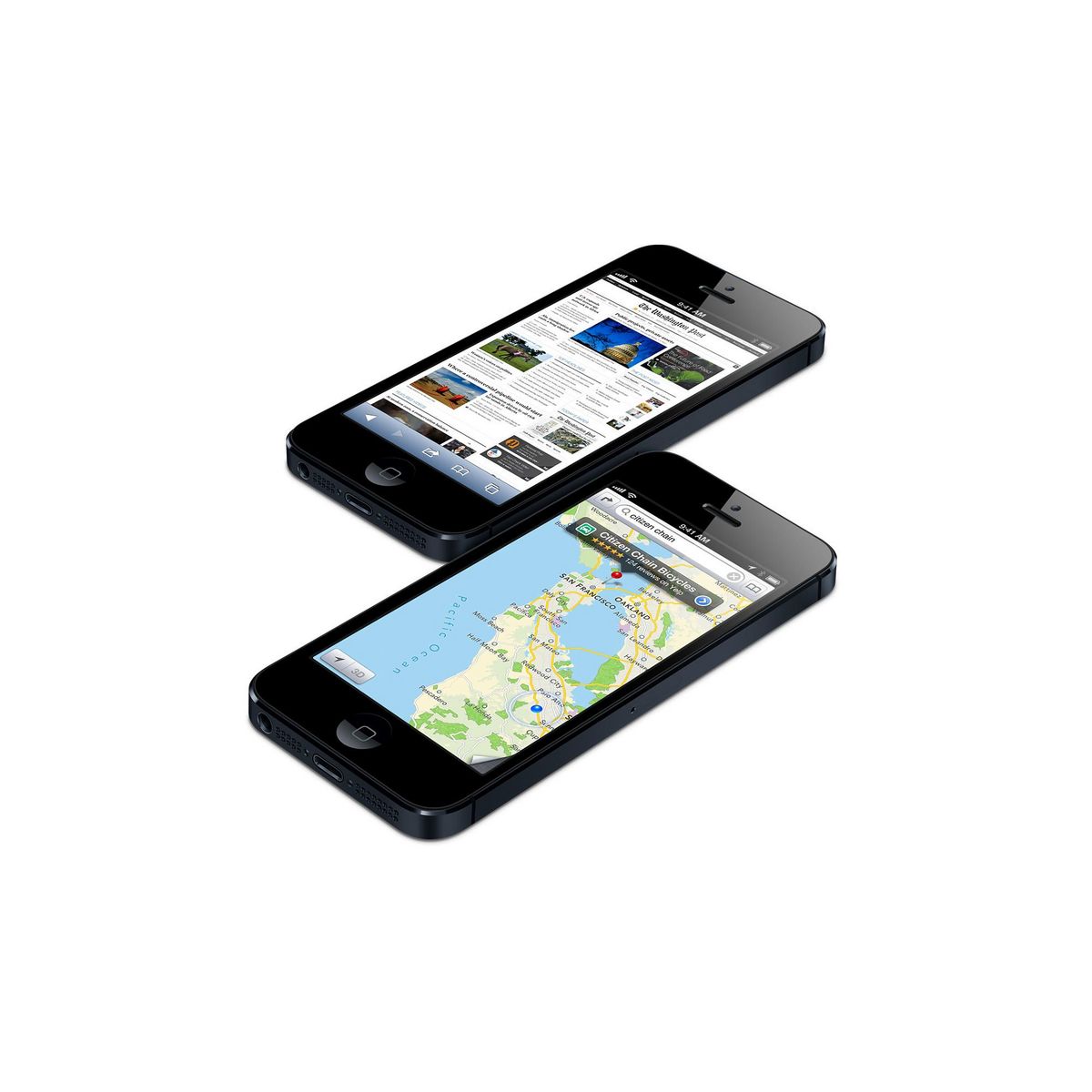 APPLE Smartphone - iPhone 5 - Noir - Reconditionné Lagoona Grade B - 16 Go