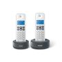 Voir la diapositive 2 : PHILIPS Téléphone Fixe - D1312WG/FR - Gris