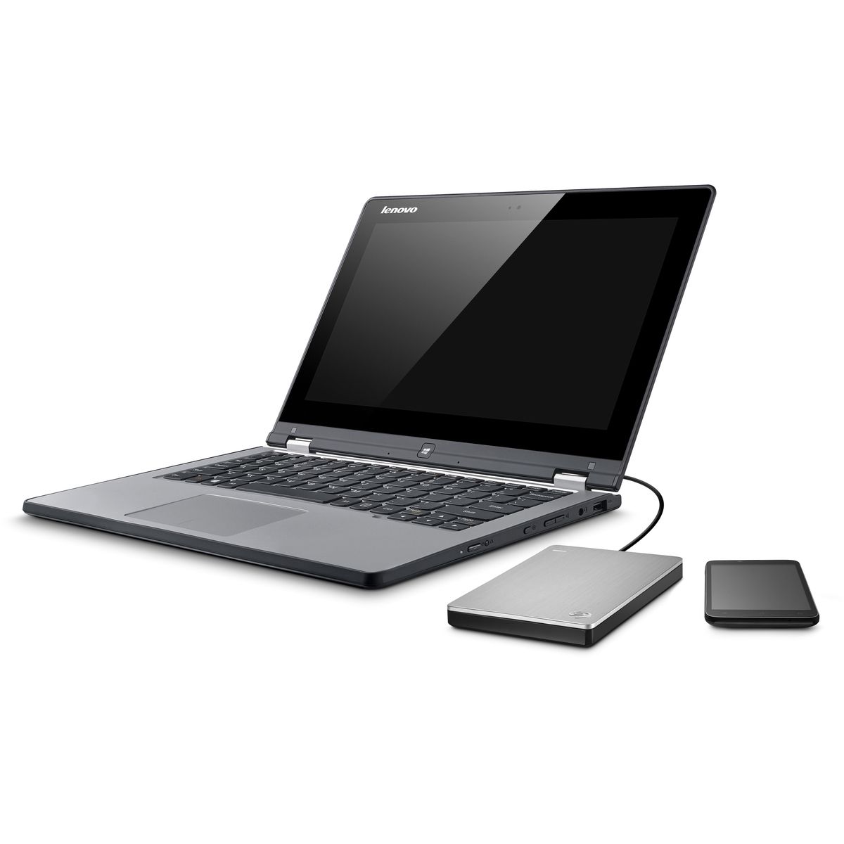 SEAGATE Disque dur externe Backup Plus v2 USB 3.0 - 1 To - Argent