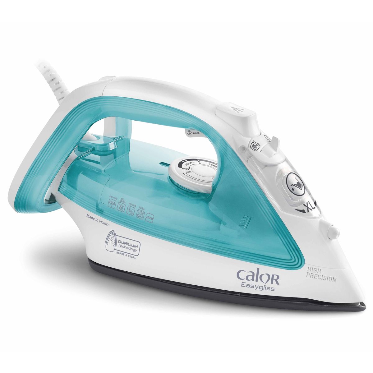 CALOR Fer à repasser vapeur Easygliss FV3910