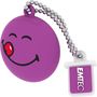 Voir la diapositive 2 : EMTEC Clé USB SMILEY SW100 - USB 2.0 - 8 Go - Mauve