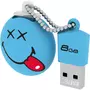 EMTEC Clé USB SMILEY SW100 - USB 2.0 - 8 Go - Bleu