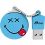 EMTEC Clé USB SMILEY SW100 - USB 2.0 - 8 Go - Bleu
