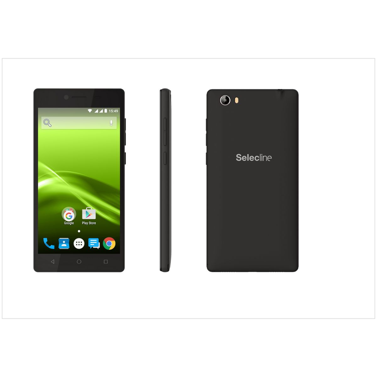 SELECLINE Smartphone 874459 - 8 Go - 5 pouces - Noir