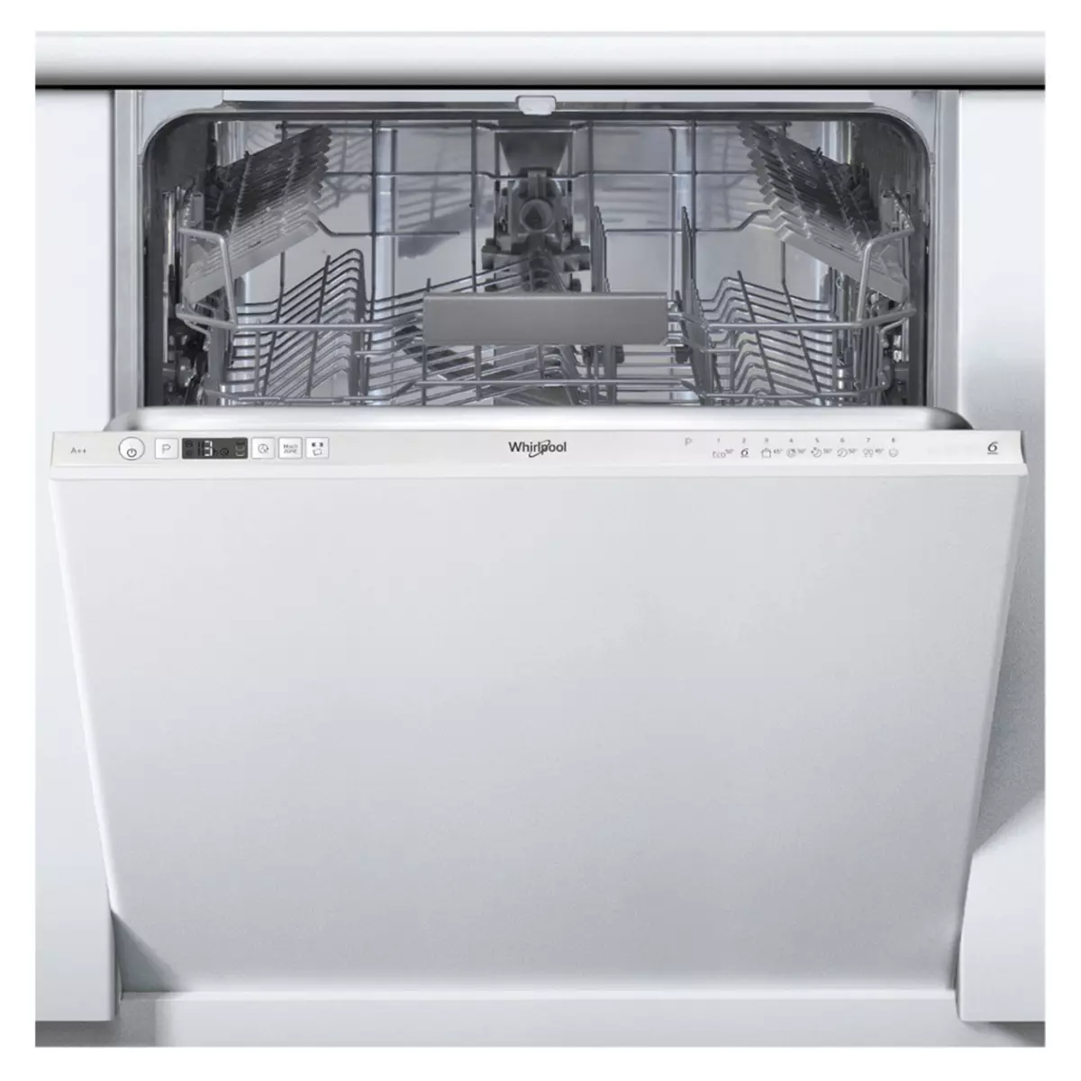 WHIRLPOOL Lave-vaisselle full encastrable WKIC3C26, 14 Couverts, 60 cm, 46 dB, 8 Programmes