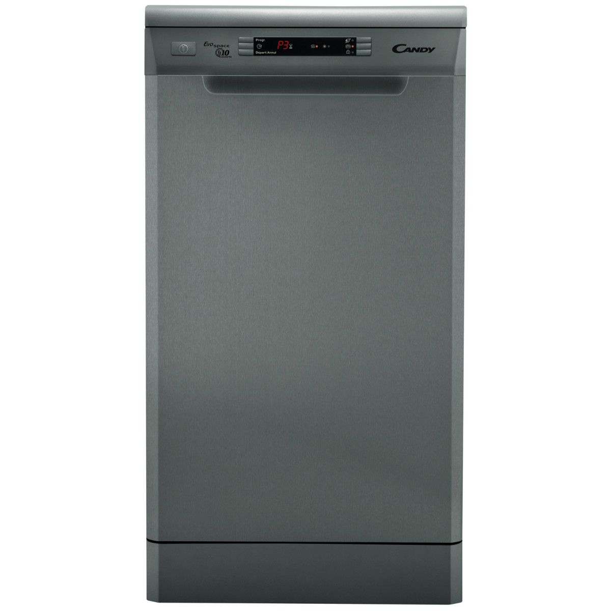 CANDY Lave-vaisselle CDP 4549X, 10 couverts, 45 cm, 48 dB, 7 programmes