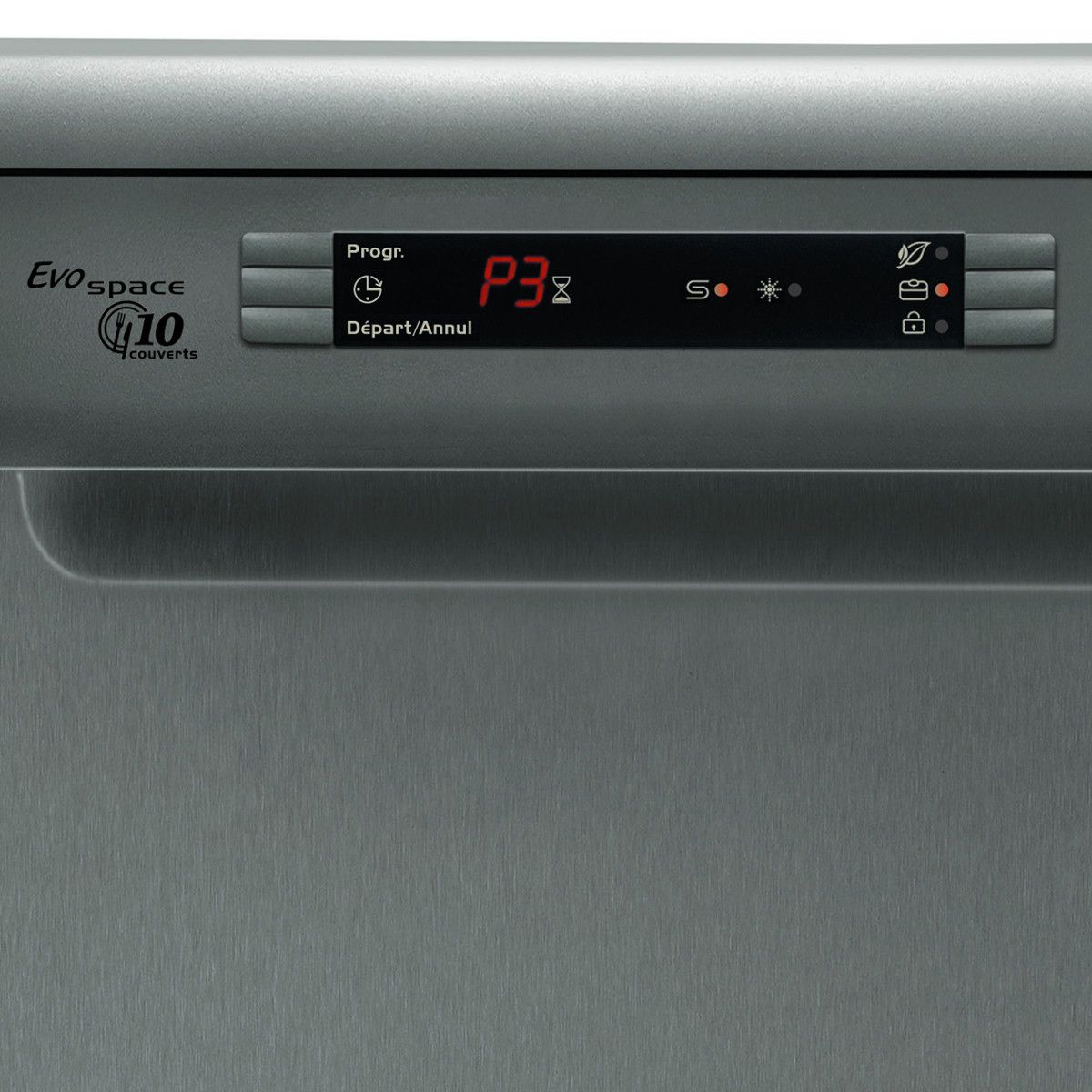 CANDY Lave-vaisselle CDP 4549X, 10 couverts, 45 cm, 48 dB, 7 programmes