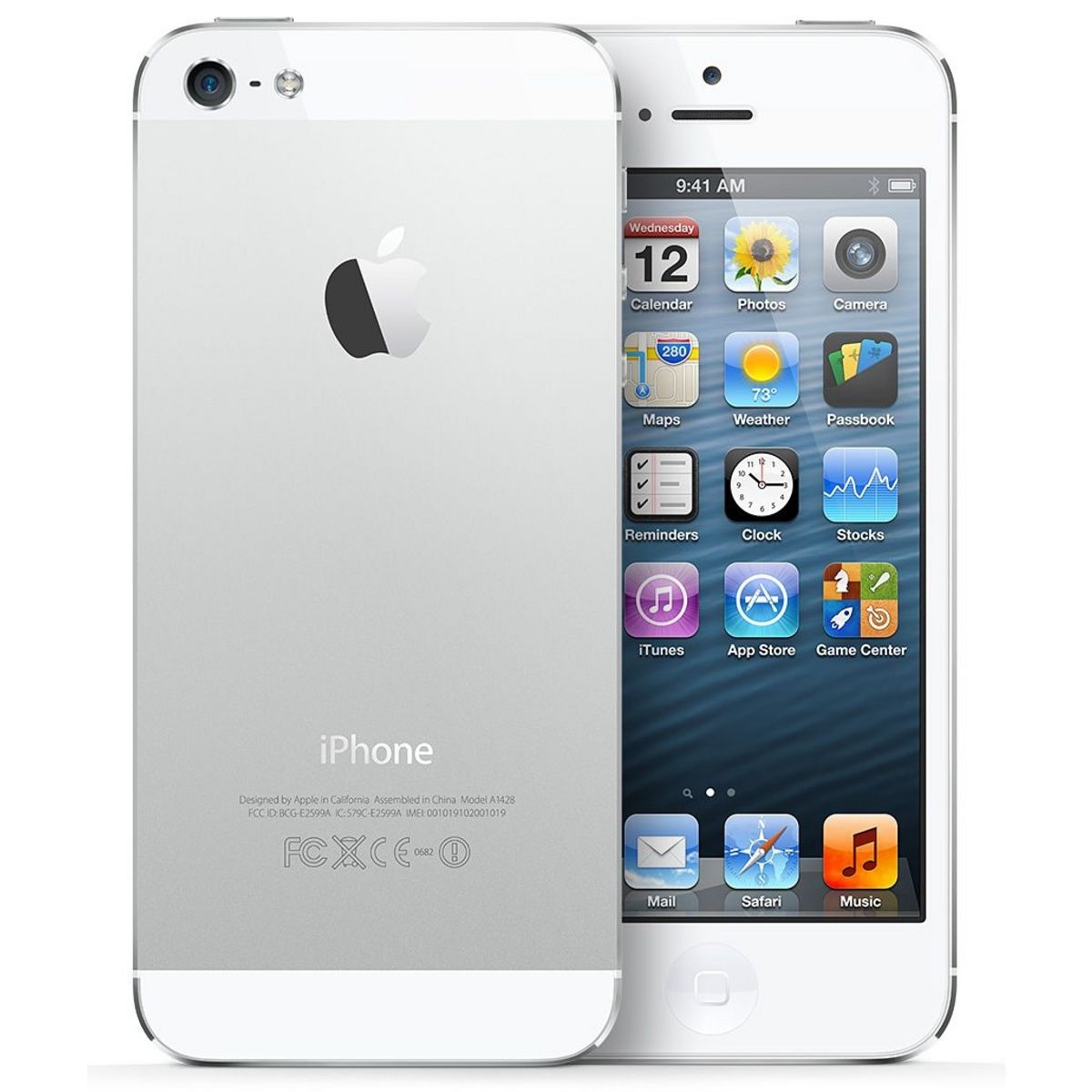 APPLE iPhone 5 - Blanc- Reconditionné Lagoona - Grade A - 64 Go