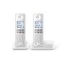 PHILIPS Téléphone fixe - D2302W/FR - Blanc