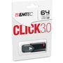 Voir la diapositive 2 : EMTEC Cle usb USB3.0 Click B100 64GB
