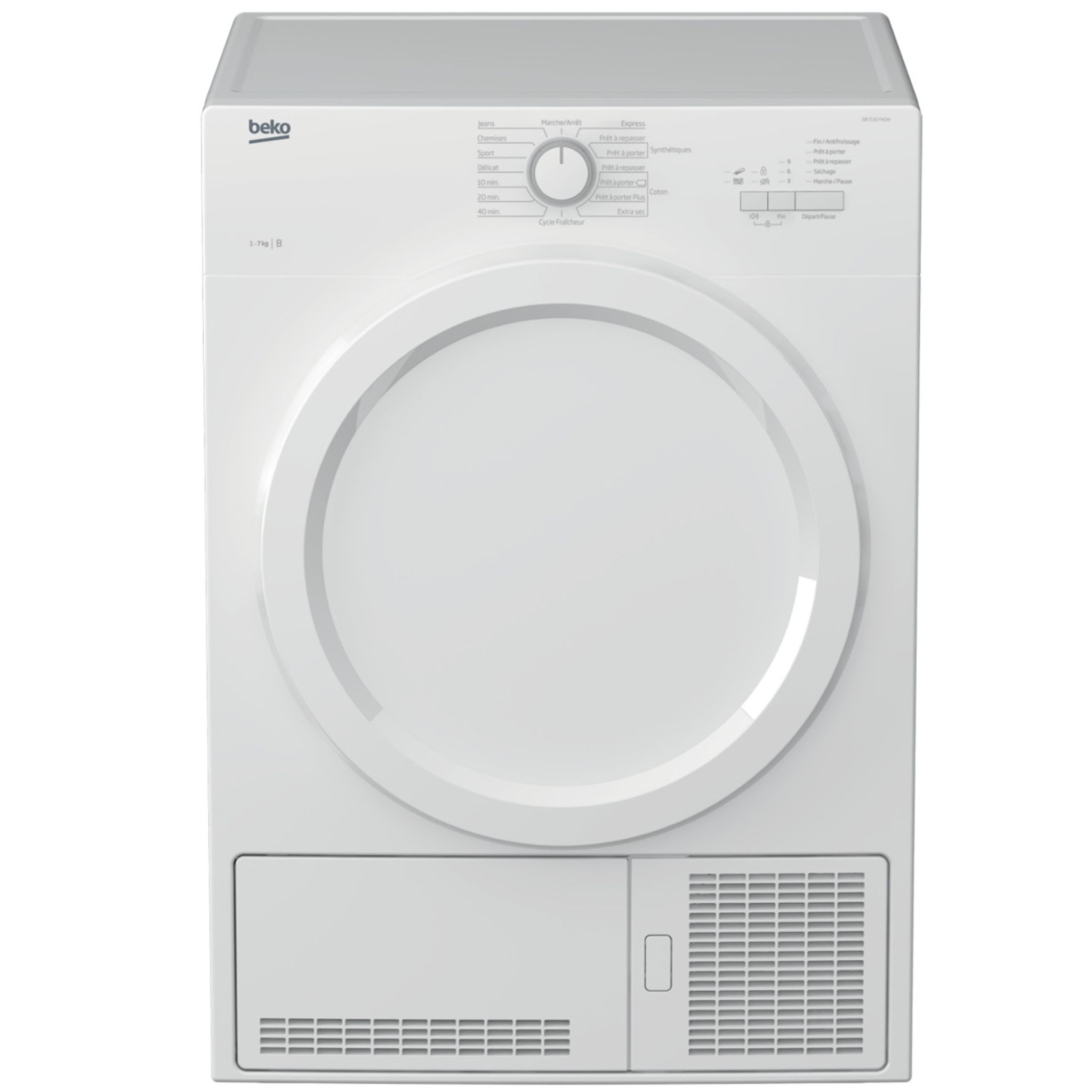 Sèche-linge Beko DHP73W - DARTY