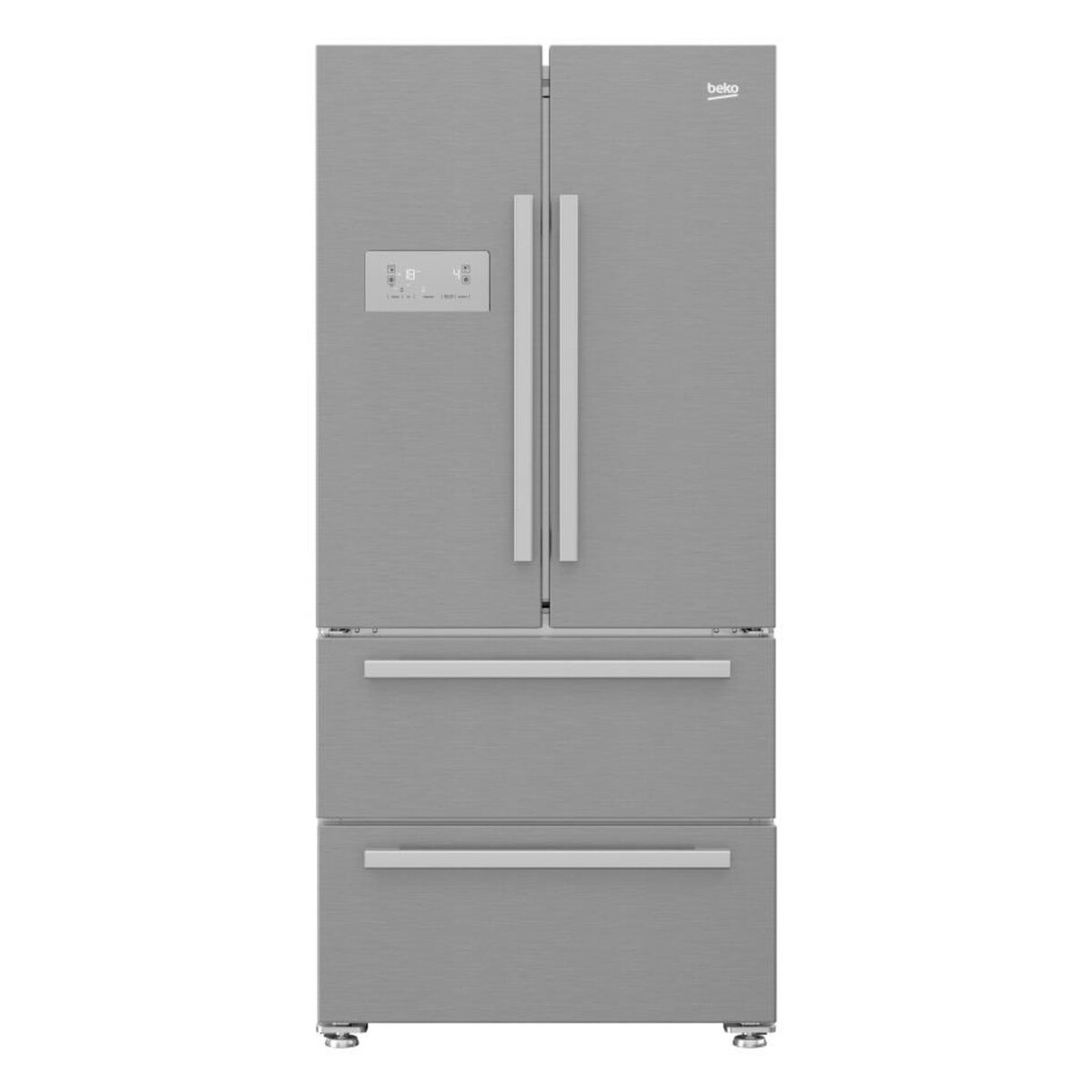 BEKO Réfrigérateur 2 portes, 2 tiroirs GNE6039XP, Froid NeoFrost
