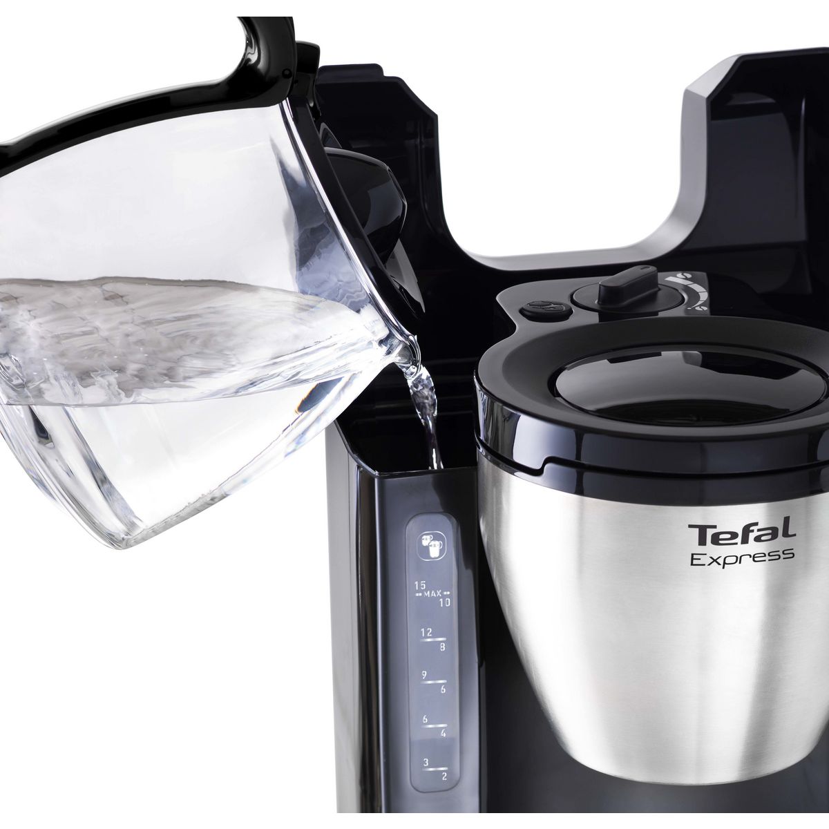 TEFAL Cafetière CM390811 Express Inox